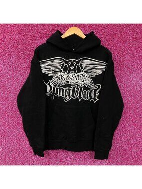 Aerosmith & YUNGBLUD "One More Time" My Only Angel Hoodie Small